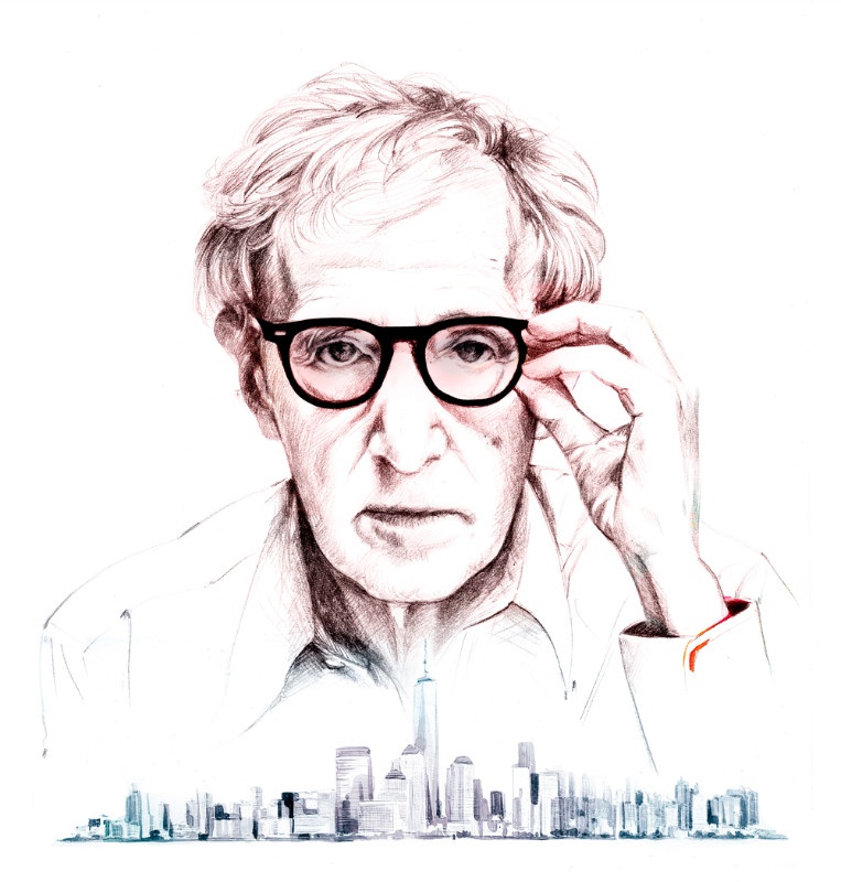 illustration florence wojtyczka woody allen.jpg - Florence WOJTYCZKA | Virginie